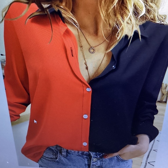 Color Block Shirt - Picture 1 of 3